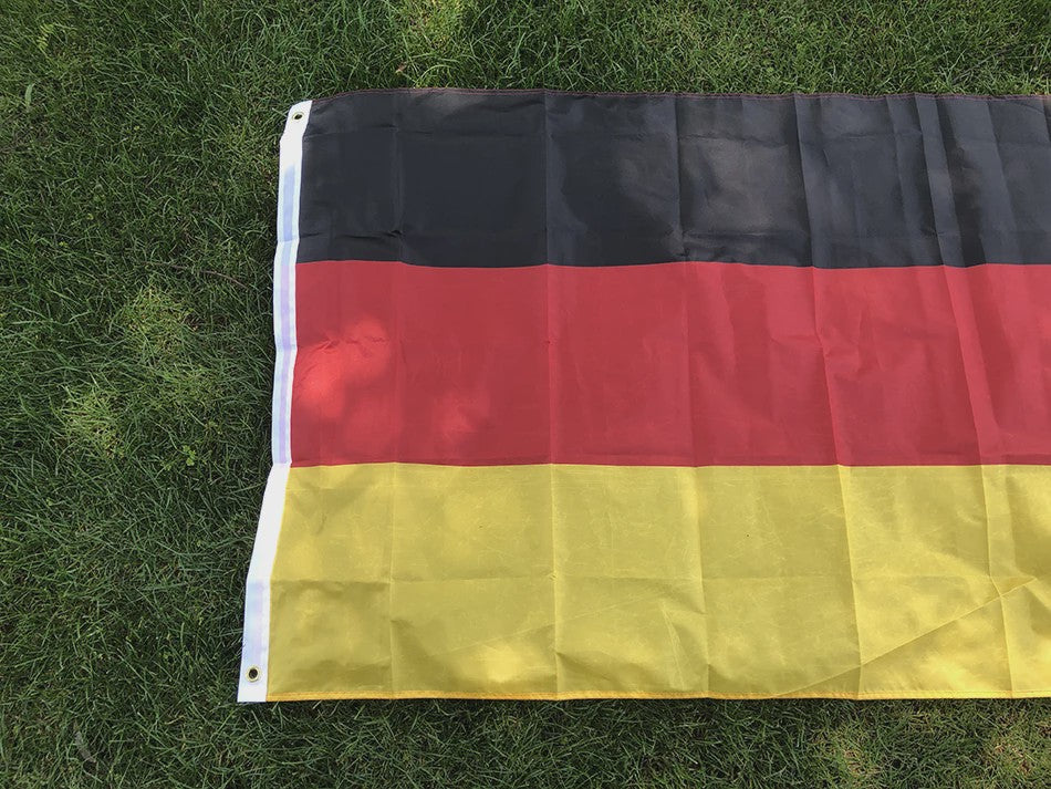 Duitse Vlag (60x90cm of 90x150cm) - Polyester - Zwart Rood Geel - Decoratie