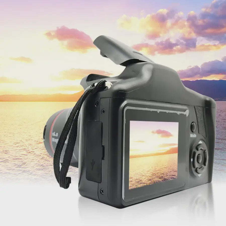 4K Digitale Fotocamera & Camcorder met 16MP, 16x Zoom - Perfect voor Vloggen, Feesten & Reizen