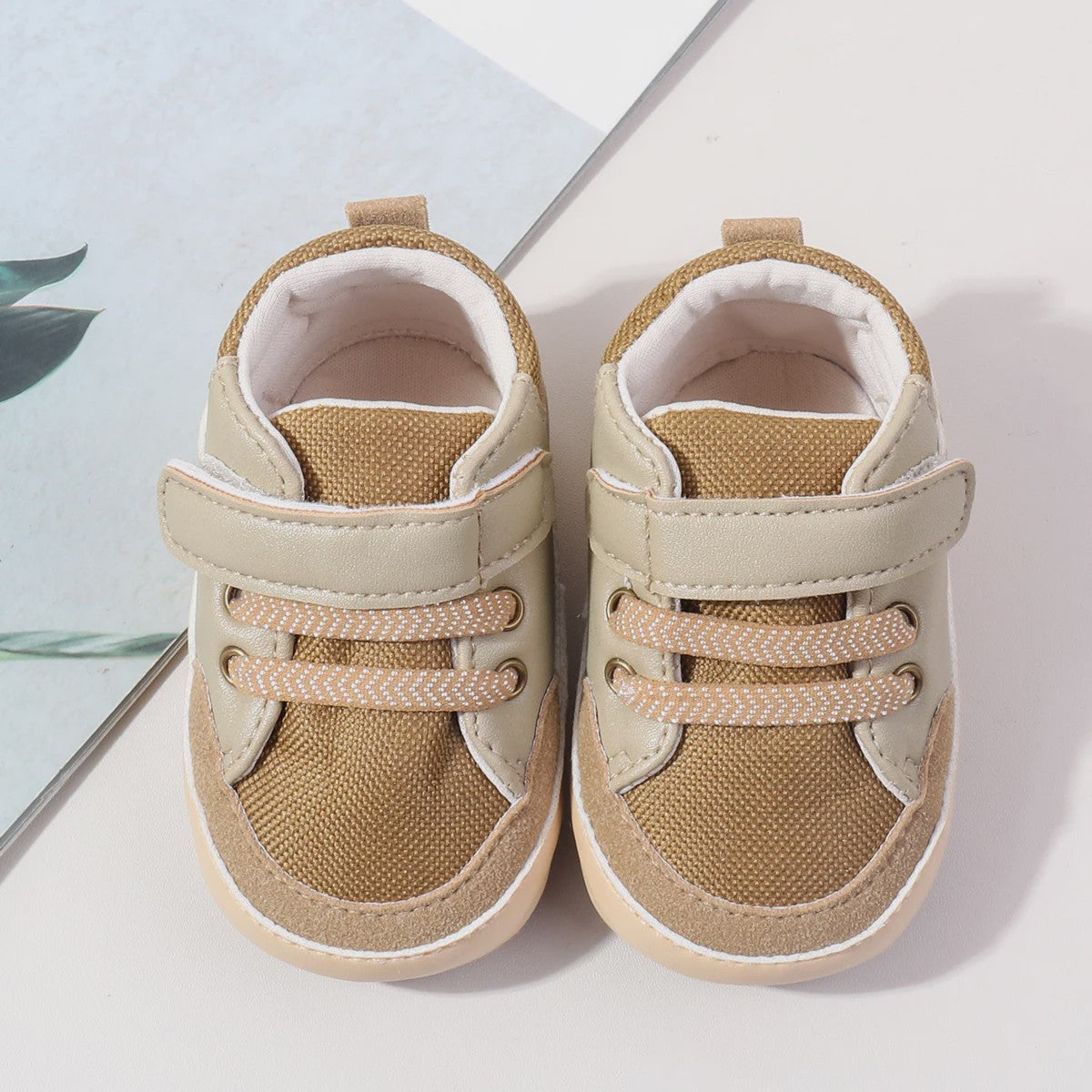 Baby Schoenen Lente/Herfst - Eerste Stapjes Unisex Casual Sportschoenen met Zachte TPR Zool (0-18M)