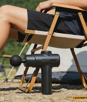Professionele Massage Gun: Deep Tissue Spierontspanning met 8 Opzetstukken