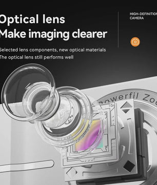 50MP Digitale Camera met 16x Zoom & 4K Video - Ideaal voor Studenten & Outdoor Avonturen