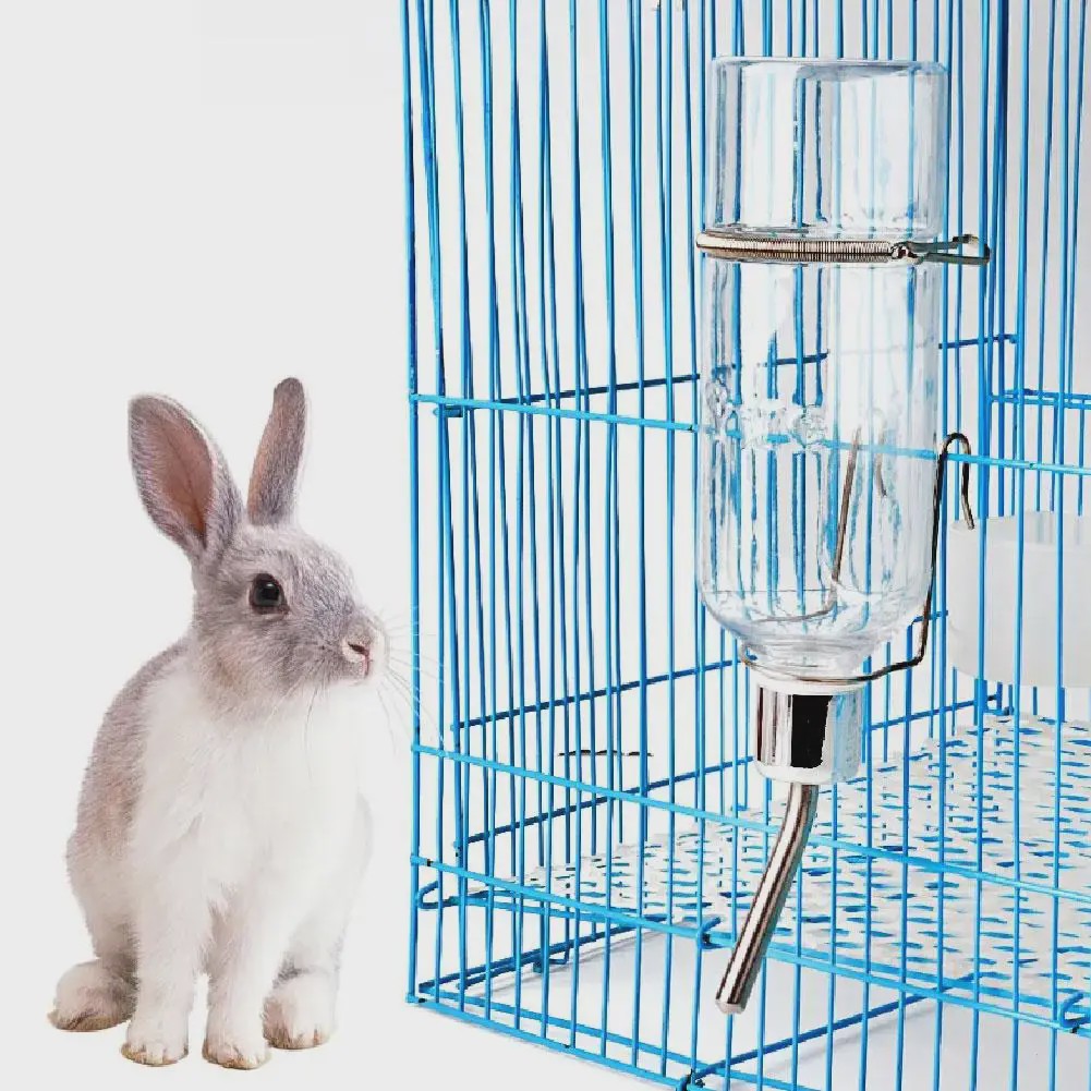 Automatische Drinkfles voor Kooi | 180ml & 350ml | Konijn, Hamster, Cavia, Vogel