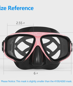 COPOZZ Professioneel Duikmasker & Snorkelset - Anti-condens, Gehard Glas