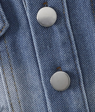 Stoere Denim Set voor Baby Meisjes: Jasje & Jeans met Ripped Look - Lente/Herfst Collectie