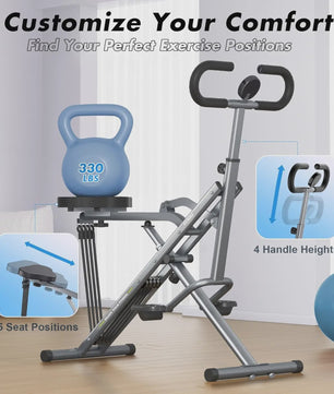 Flybird DQ3 Deep Squat Machine: Full Body Training voor Thuis met Verstelbare Weerstand & Opvouwbaar Ontwerp