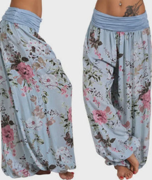 Dames Harembroek met Digitale Print - Wijdvallend & Comfortabel Plus Size Model