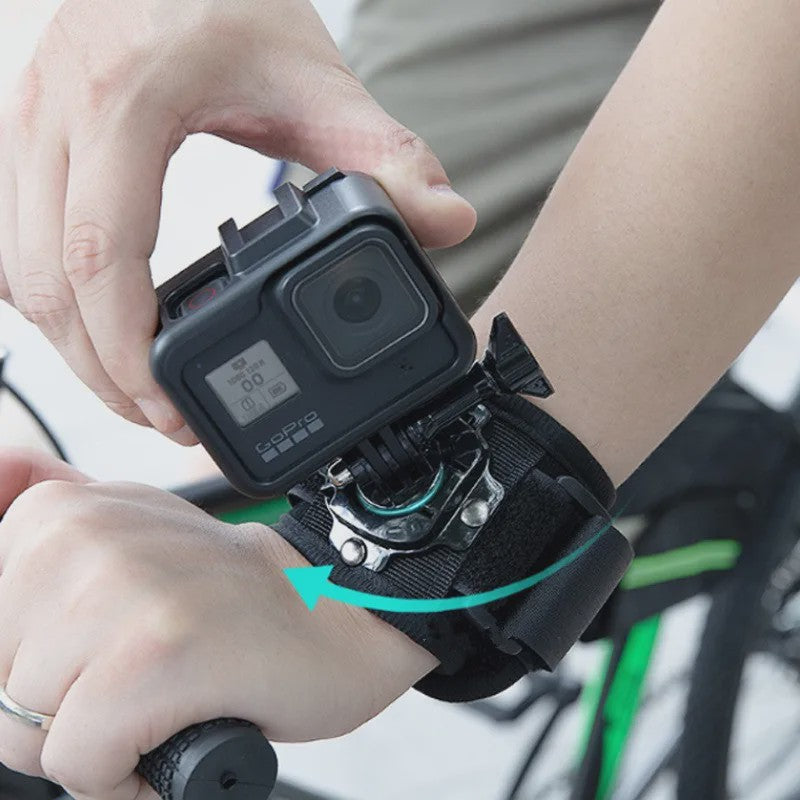 360° Roteerbare Handpolsband Mount voor GoPro & DJI Action Camera's