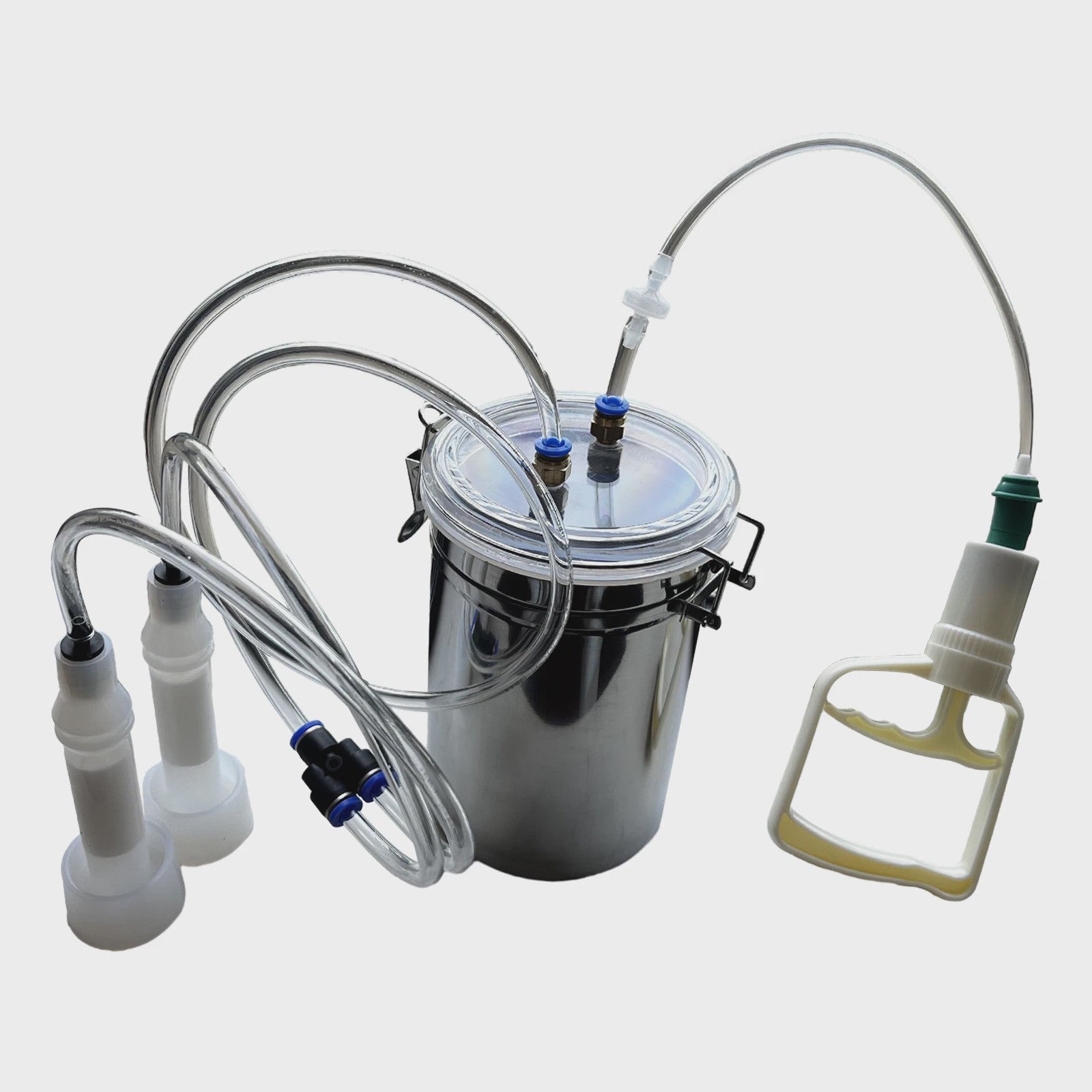 Handmatige Melkmachine 2L - Draagbare Vacuümpomp Emmer voor Koeien en Schapen