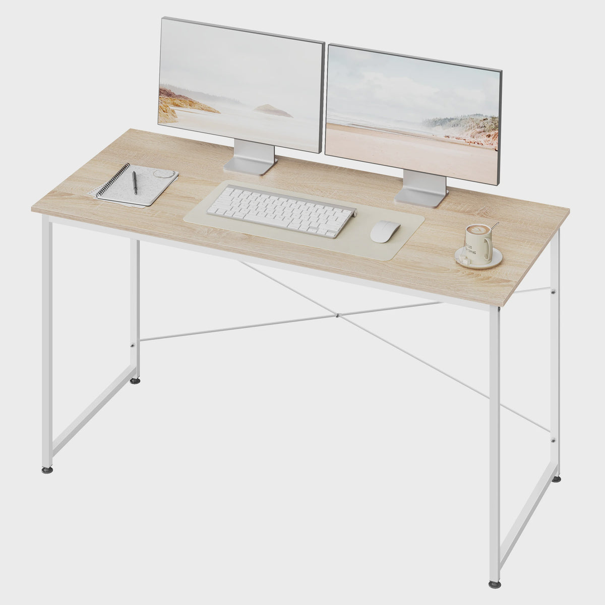 Moderne Metalen Bureau - Computer, Werk, Studie & Gaming Tafel