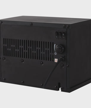 HOMCOM Elektrische Sfeerhaard met Vlammeneffect - Zwart, 600W