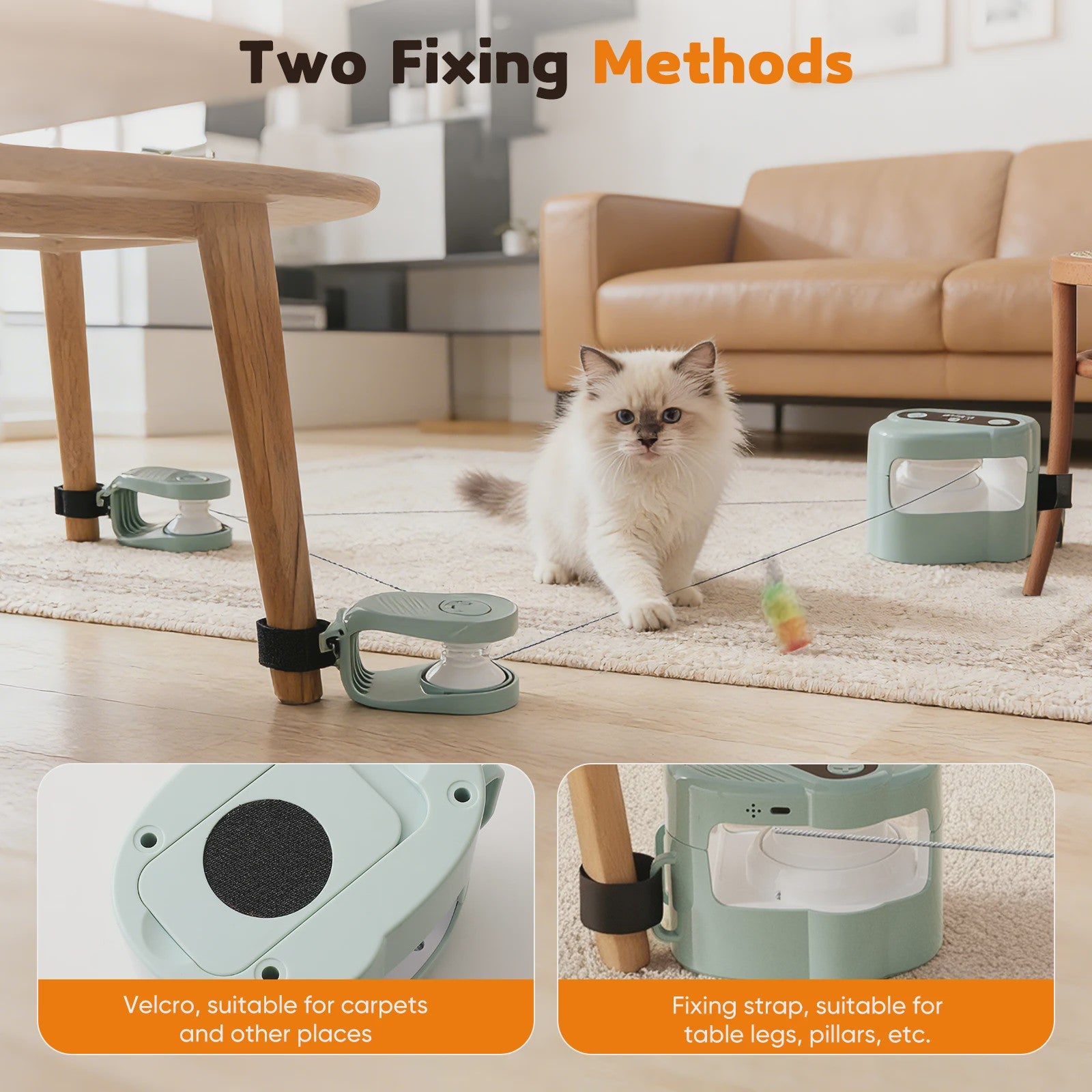 Automatic Interactive Cat Toy Smart Indoor Chase Toy with Remote Control, Bird Sounds & 3-Speed Motion for Hunting Chasing Toys