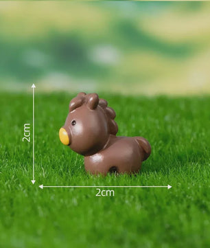 Set van 40 Miniatuur Resin Dierenfiguren - Sprookjestuin & Knutselaccessoires