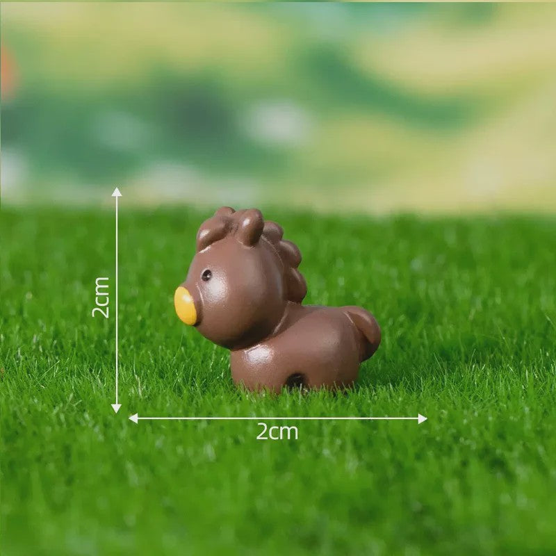 Set van 40 Miniatuur Resin Dierenfiguren - Sprookjestuin & Knutselaccessoires