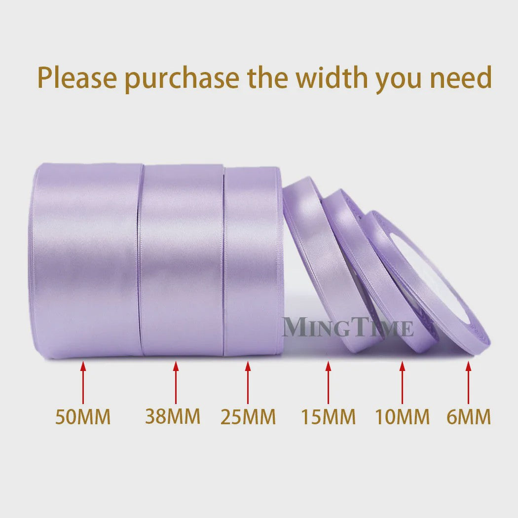 Satijnen Lint 22 Meter - Diverse Breedtes (6mm t/m 50mm) voor Decoratie & Knutselen