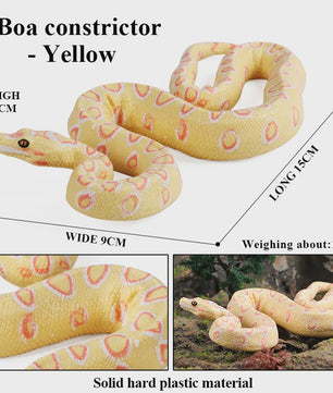 Oenux Realistische Slangen Speelgoed Set - Cobra, Python, Rattle Snake - Educatief en Decoratief