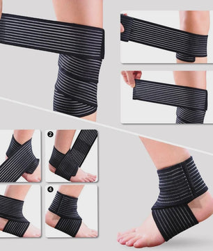 Verstelbare Bandage voor Knie, Elleboog, Pols & Enkel | 40-300cm | Sport & Herstel