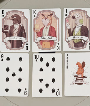 Rusty Lake Speelkaarten - 54 Kaarten met Mr. Crow, Mr. Owl & Cube Escape Personages