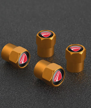 4x Aluminium Ventieldopjes voor Ducati - Stofvrij & Stijlvol