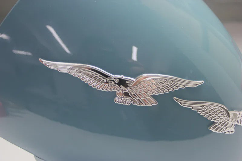 Zilveren 3D Eagle Motor Sticker - Waterdicht & Duurzaam