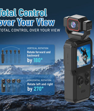 Draagbare Mini Actiecamera met HD Scherm, Nachtopnames & WiFi