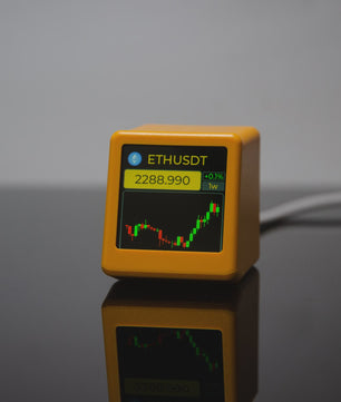 GeekMagic PRO Crypto & Stock Tracker: Real-time Prijzen, Tijd & Weer Display