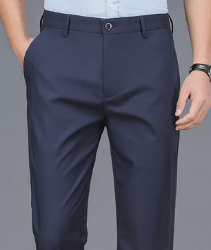 Heren Smart Casual Broek - Stretchy & Sneldrogend voor Lente/Herfst