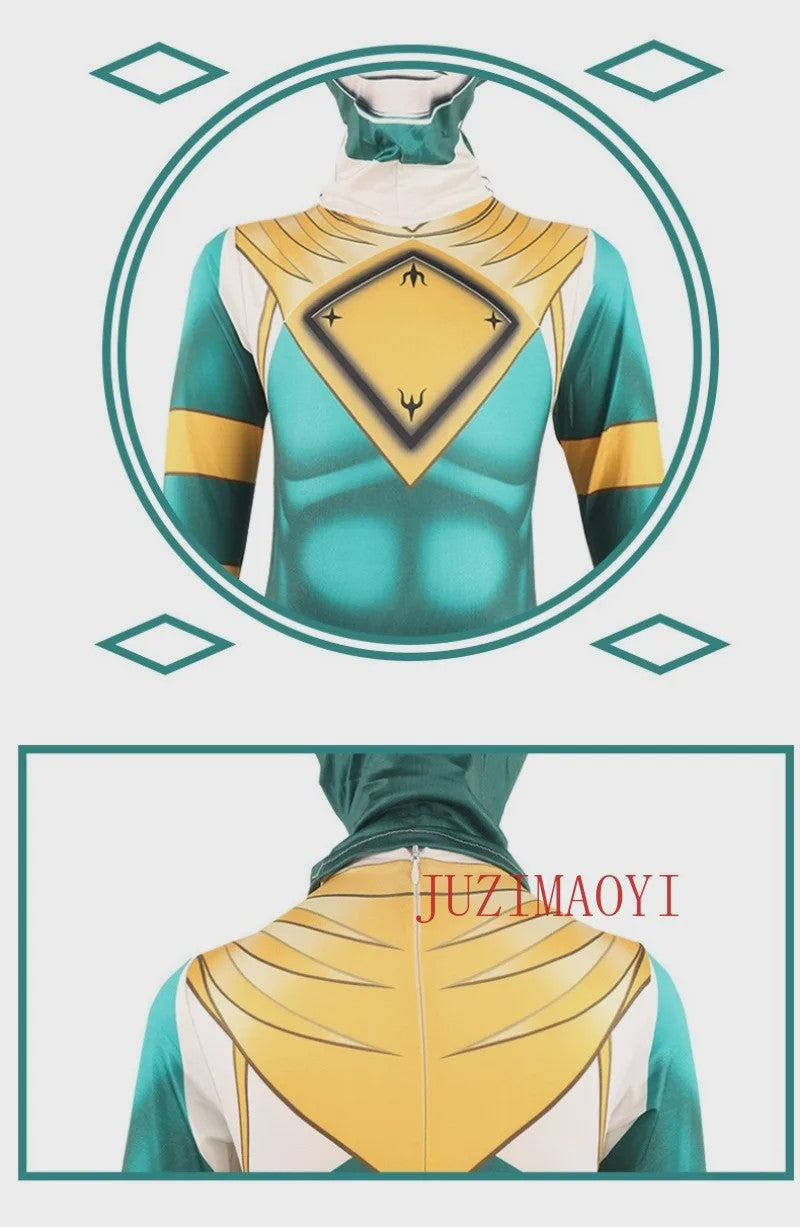 Volwassen Samurai Sentai Shinkenger Ranger Kostuum - Jumpsuit Cosplay voor Feestjes & Halloween