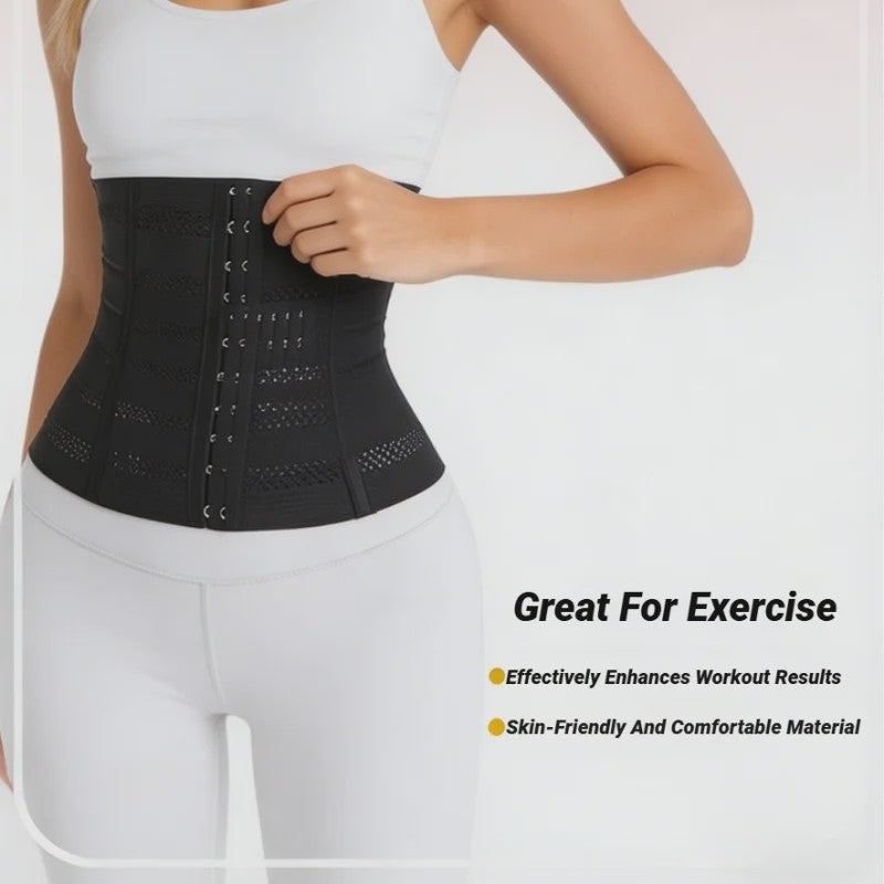 Shapewear Corset Waist Trainer met Dubbele Buikcontrole voor Slanke Taille