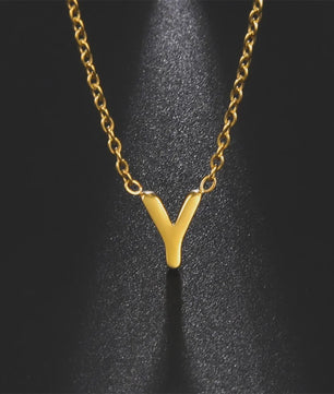Ketting met Initiaal Letter A-Z - Elegante RVS Hanger Ketting voor Dames