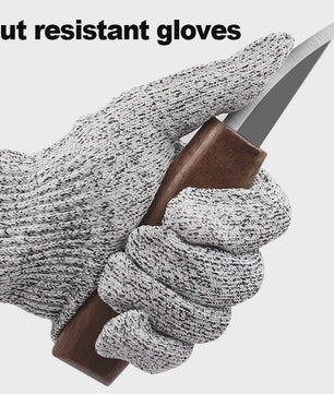 Professionele Houtsnijset met 6 Gereedschappen en Snijbestendige Handschoenen - Ideaal voor DIY Houtbewerking