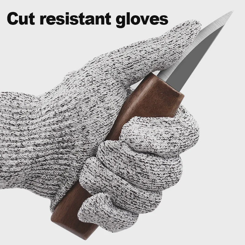 Professionele Houtsnijset met 6 Gereedschappen en Snijbestendige Handschoenen - Ideaal voor DIY Houtbewerking