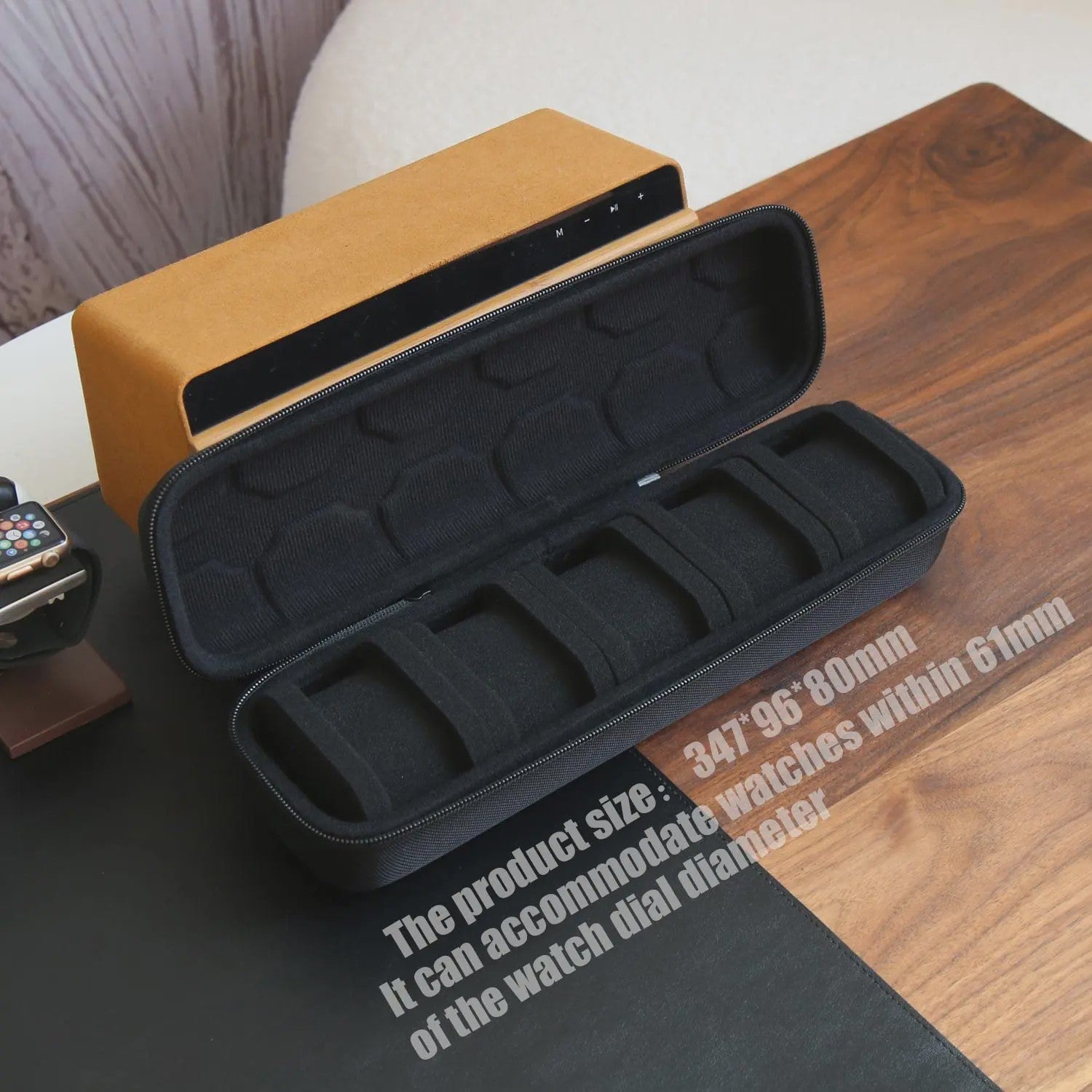 Draagbare Horlogedoos Organizer voor Heren & Dames - Reiscase & Opberghouder