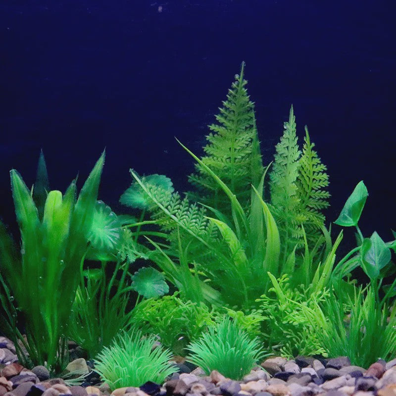 Kunstplanten Aquarium Set - Levendige Decoratie voor Vissenkom en Waterplanten