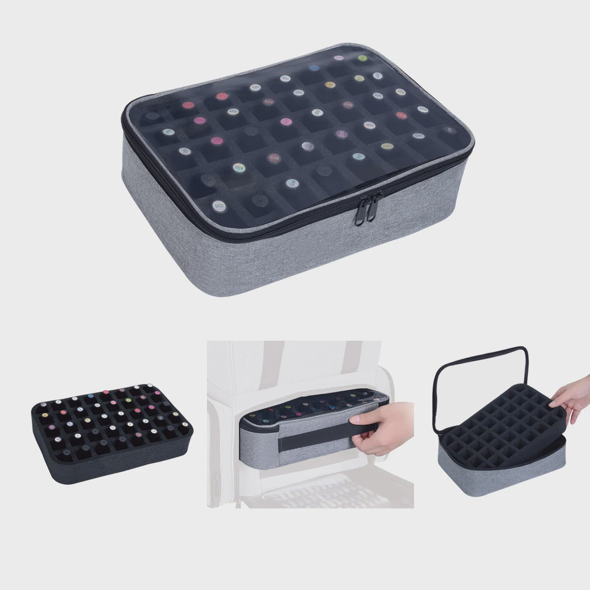Opbergtas voor 40 Nagellakflesjes - Draagbare Cosmetische Organizer
