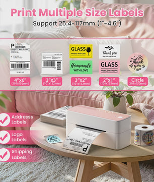 Phomemo PM-241BT Bluetooth Labelprinter - Draadloos Printen voor Verzending & Producten