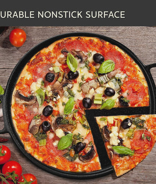 Gietijzeren Koekenpan - Anti-aanbak Pizza, Pannenkoek & Steak Pan
