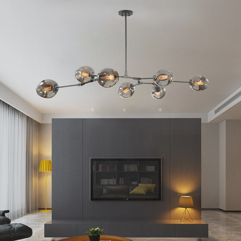 Moderne Moleculaire Plafondlamp - Nordic Stijl Glazen Hanglamp voor Woonkamer & Keuken