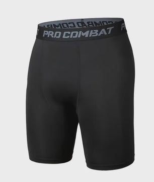 Heren Compressie Sportlegging Shorts - Sneldrogend & Stretch voor Fitness, Hardlopen, Basketbal Training