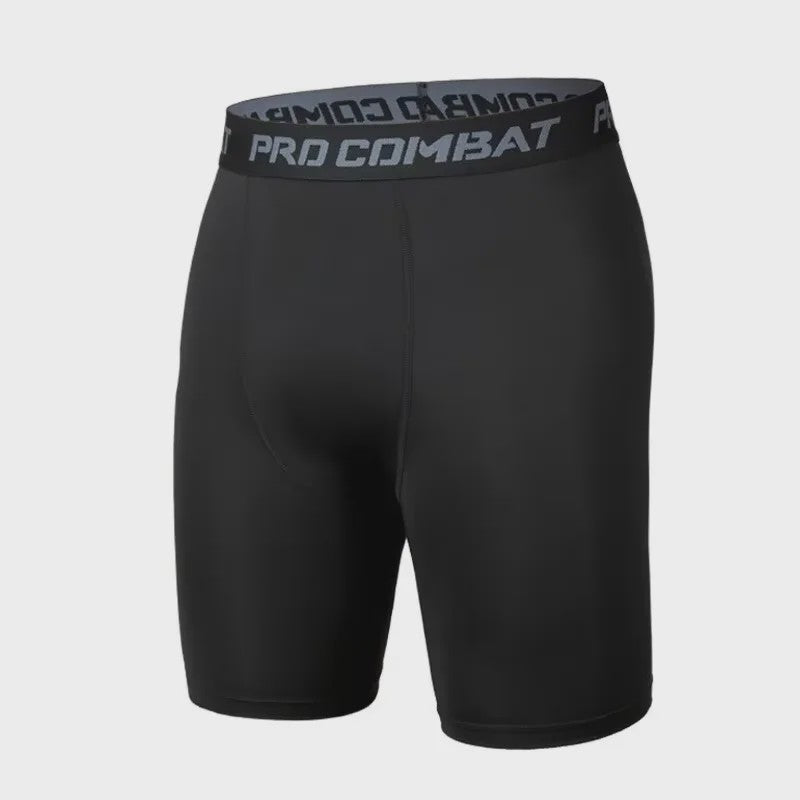 Heren Compressie Sportlegging Shorts - Sneldrogend & Stretch voor Fitness, Hardlopen, Basketbal Training