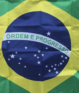 Braziliaanse Vlag 60x90cm & 90x150cm - Polyester Digitale Print
