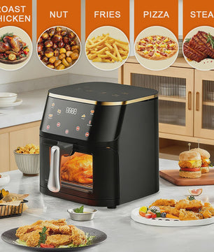 12L Digitale Airfryer XL met Zichtvenster - Gezond Frituren voor het Hele Gezin