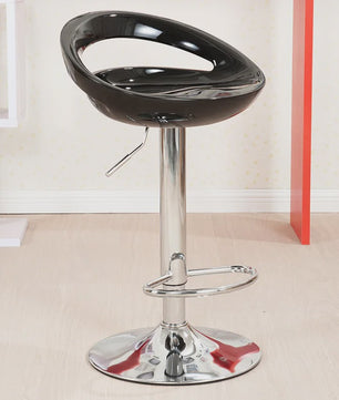 Set van 2 Barkrukken met Rugleuning - In Hoogte Verstelbaar - Modern Design