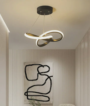 Moderne LED Plafondlamp met Uniek Streamlined Design - Sfeervolle Hanglamp