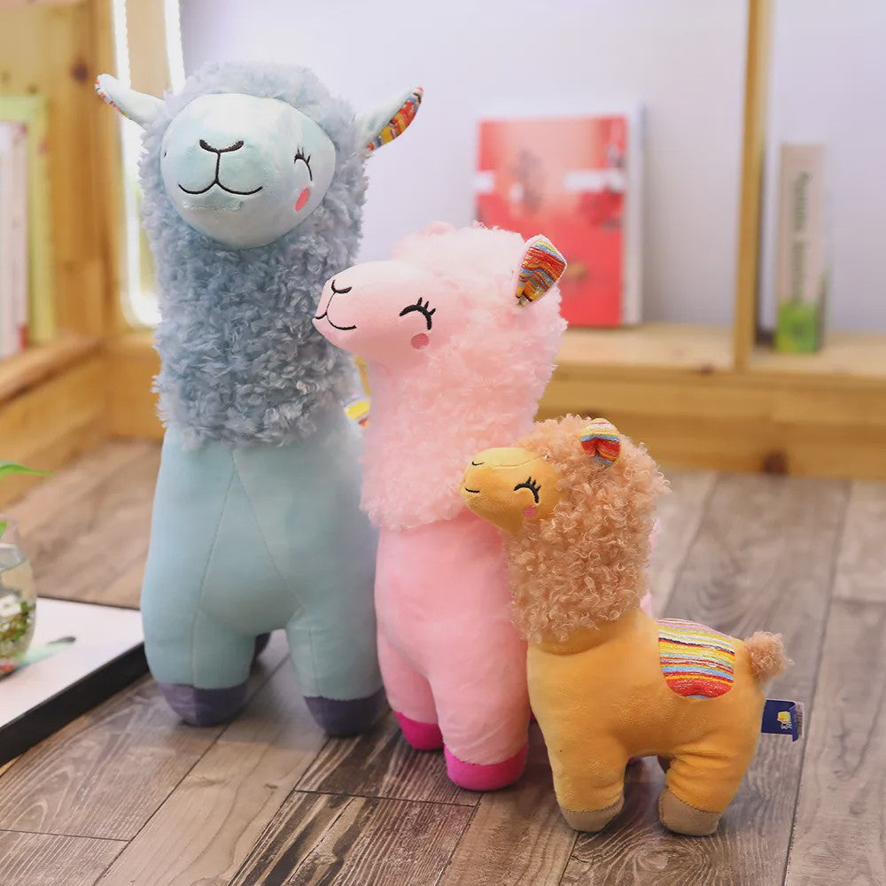Schattige Alpaca Lama Pluche Knuffel - 25cm Zacht Speelgoed voor Kinderen en Decoratie