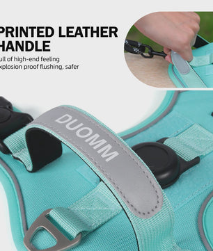 Honden Tuigje met AirTag Houder - Anti-Trek, Reflecterend & Waterdicht Vest voor Kleine/Middelgrote Honden