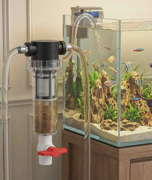Precisie Aquarium Filter voor Afscheiding Visafval - Efficiënte Reiniging