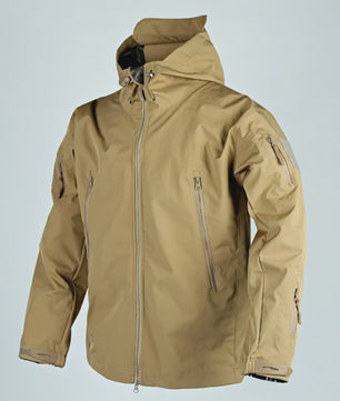 Herren Militaire Tactische Softshell Jas - Waterdicht & Winddicht met Capuchon