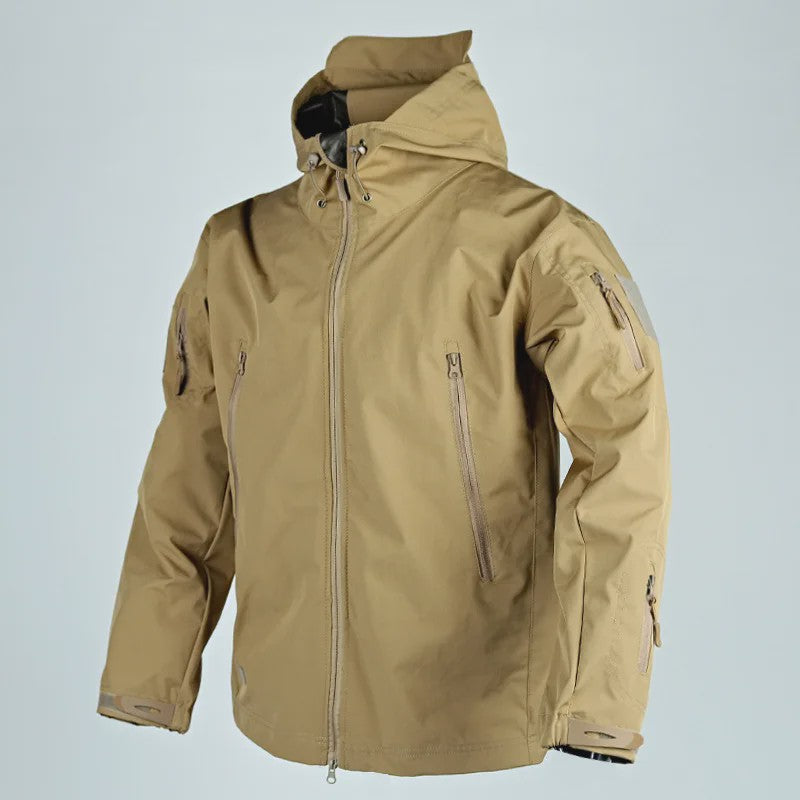 Herren Militaire Tactische Softshell Jas - Waterdicht & Winddicht met Capuchon
