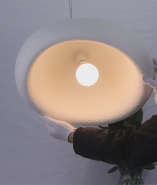 Wabi Sabi Hanglamp E27 - Nordic Japandi Stijl Verlichting voor Woonkamer, Slaapkamer & Eetkamer