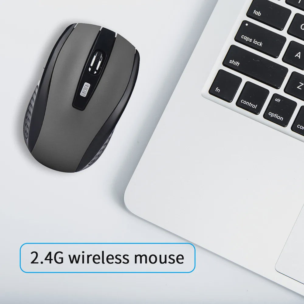 Draadloze Muis 2.4Ghz - Slim, Stil & Ergonomisch met Instelbare DPI voor PC/Laptop